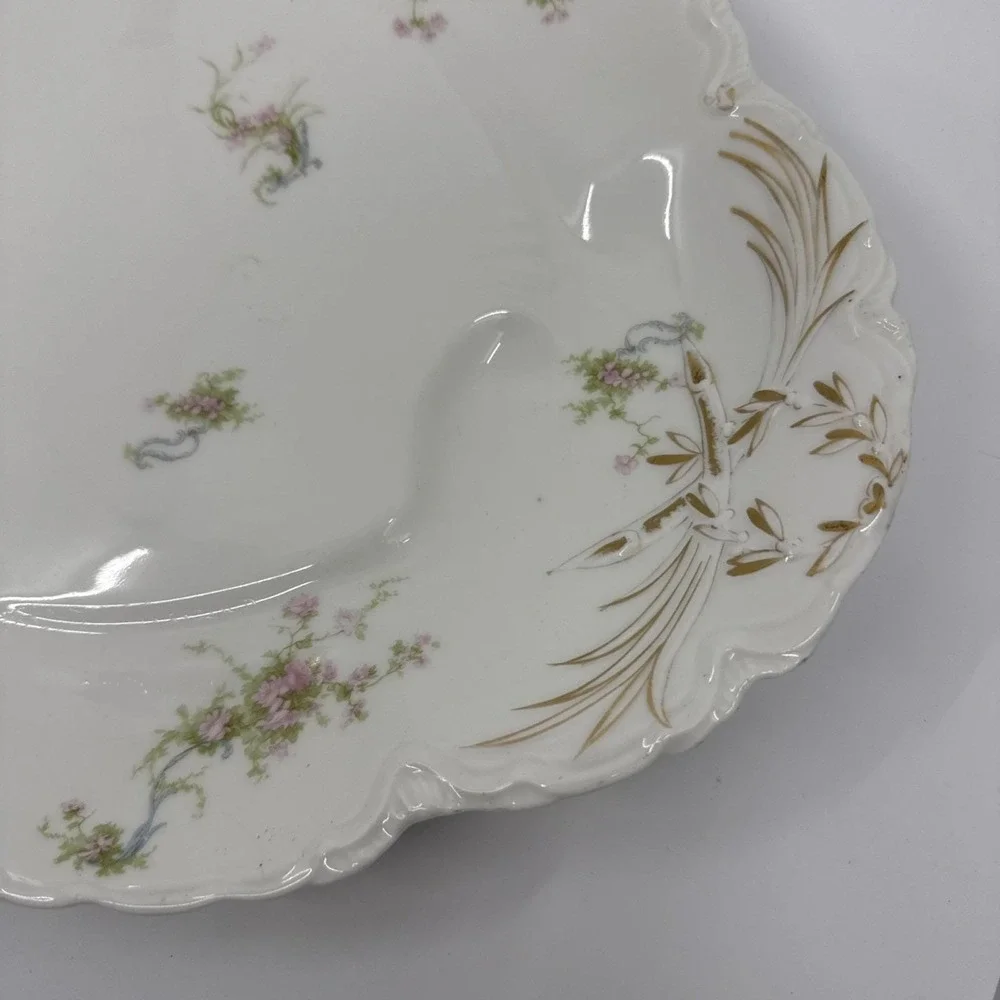 Antique Haviland of France Limoges 18 inch Serving Platter Victorian Style
